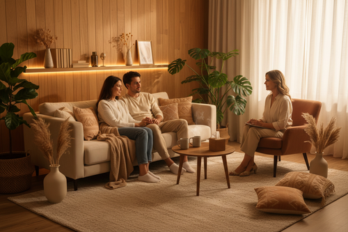 couples therapy in warm environment