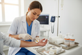 nurse performing woundcare